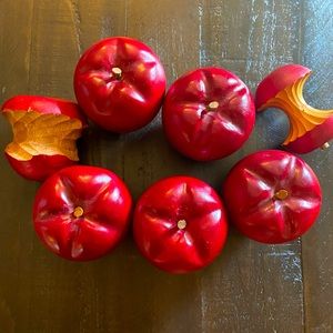 Wooden apples - size of actual apples